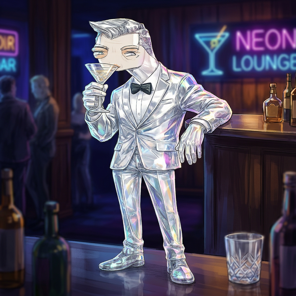 Martini Cover — $BOND meme artwork