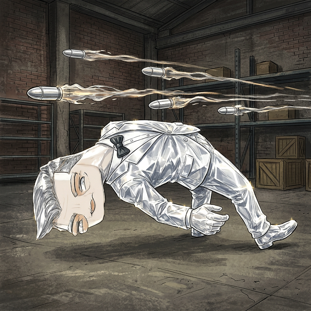 Bullet Dodge — $BOND meme artwork