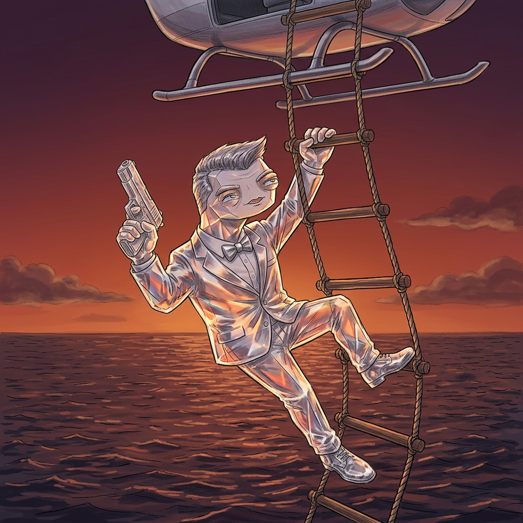 Ladder Extraction — $BOND meme artwork